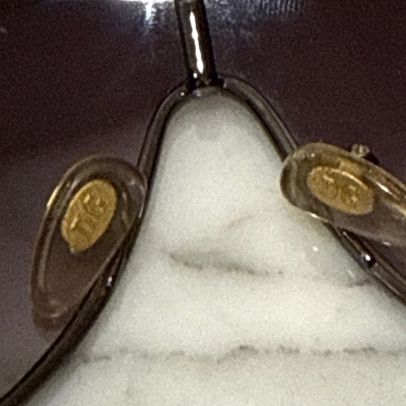Vintage Dolce & Gabbana Vintage Logo Shield Sunglasses Women OS Black Gold